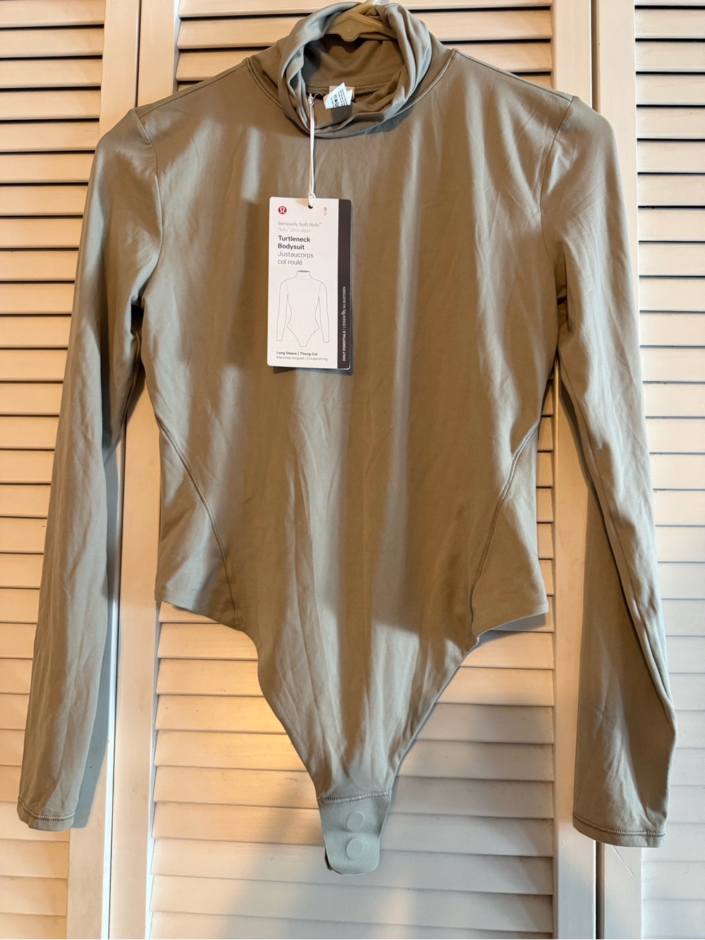 lululemon athletica Olive Turtleneck Long-Sleeve Bodysuit